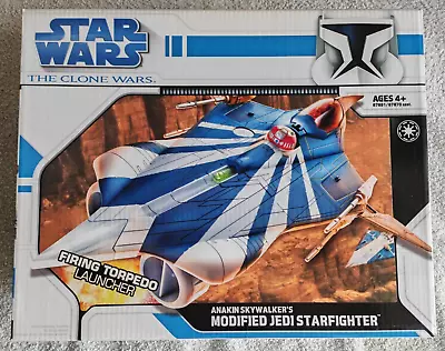 Buy Star Wars Anakin Skywalker's Modified Jedi Starfighter Clone Wars Ultra Rare New • 99.99£