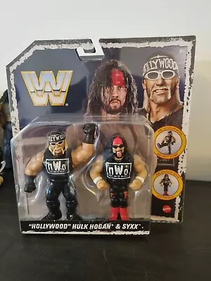 Buy WWE Retro Bundle WRESTLING FIGURES NEW NWo Hollywood Hulk Hogan Syxx X Pac Wcw • 29.99£
