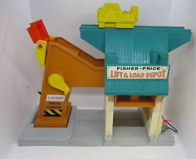 Buy Vintage 1970s Fisher-Price Lift And Load Depot - Depot Only, Good Condition • 2.99£