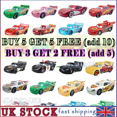 Buy Disney Pixar Cars Lightning McQueen 1:55 Diecast Model Car Toys Gift For Boy • 11.98£