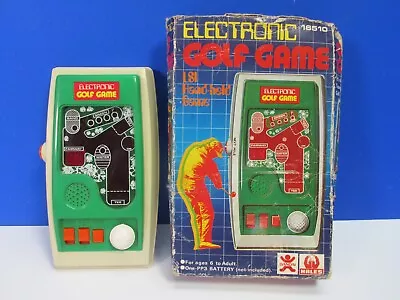 Buy WORKING Vintage ELECTRONIC GOLF GAME Handheld Games Console BANDAI LSI • 19.93£
