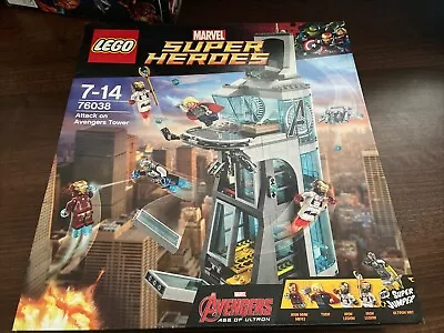 Buy LEGO 76038 Marvel Super Heroes Attack On Avengers Tower - New Sealed Set • 80£