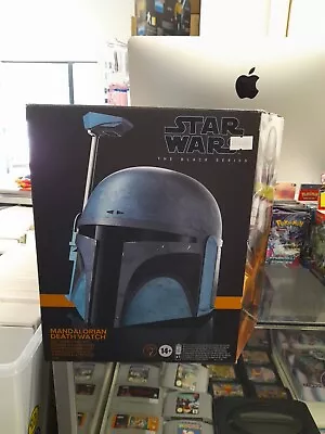 Buy Hasbro Star Wars The Black Series Mandalorian Death Watch Helmet Boxed • 120£