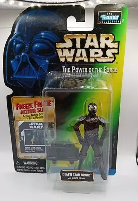 Buy DEATH STAR DROID MOUSE FREEZE FRAME Slide Power Of The Force STAR WARS KENNER • 10£