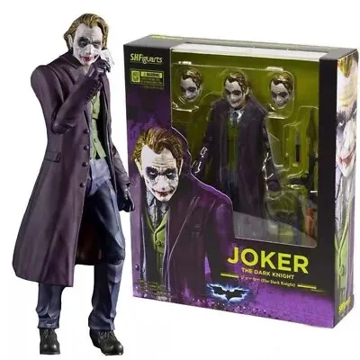 Buy NECA SHF DC Comics Batman Dark Knight Heath Ledger Joker 7  Action Figure Toy • 26.38£