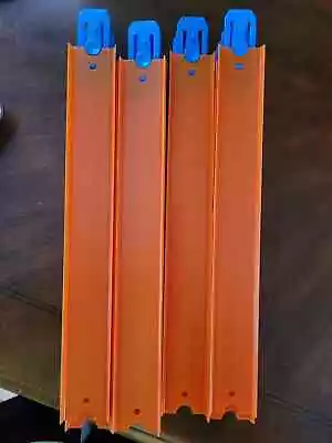 Buy Hot Wheels Track Builder 12 Orange Track Pieces W/Connectors-Set Of 10 • 9.22£