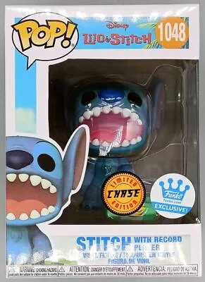 Buy #1048 Stitch With Record (Singing) - Chase - Disney Lilo & Stitch Funko POP • 64.99£