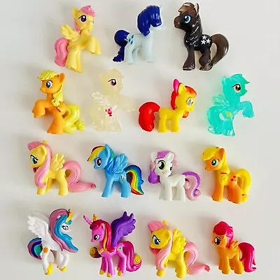 Buy My Little Pony Bundle Mini Blind Bag Mystery G4 MLP 2” Cake Topper Figures Toys • 16.99£