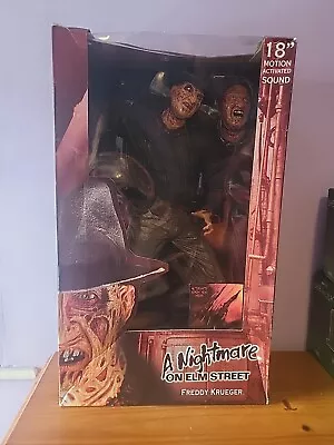 Buy NECA Reel Toys Freddy Krueger A Nightmare On Elm Street 18  Motion Activated New • 110£