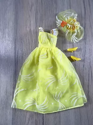 Buy Fashion Fashion For Barbie Or Similar Doll Yellow Ball Dress With Hat + Shoes (14994) • 7.03£