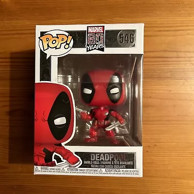 Buy Funko Pop! Vinyl: Marvel - Deadpool #546 Marvel 80 Years • 12.75£