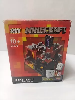 Buy LEGO Minecraft: The Nether (21106) Micro World 100% Complete In Original Box • 27.99£
