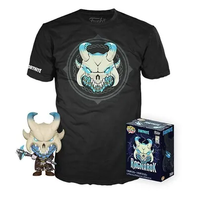 Buy Funko Pop! Tees Fortnite Ragnarok Figure & Tee Shirt Glow In The Dark NEW SEALED • 14.99£