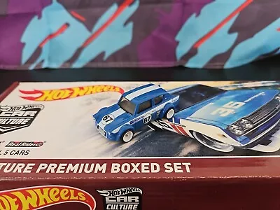 Buy Hot Wheels Premium 67 Ford Anglia Racer Car Culture Real Riders Combine Post New • 13.33£