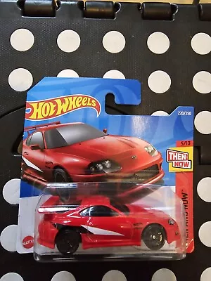 Buy Hot Wheels Toyota Supra Mk4 IV Then And Now New Short Card JDM Import Diecast • 7£