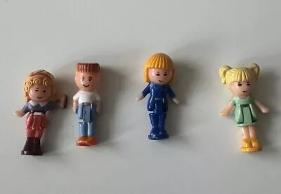 Buy Vintage 1990s Polly Pocket Spare Doll Figures X 4 • 19.99£