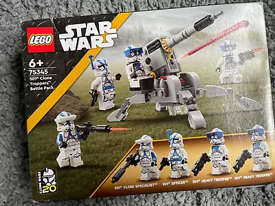 Buy Brand New LEGO Star Wars 75345 501st Clone Troopers Battle Pack • 12.99£