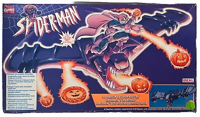 Buy Original Vintage Toybiz 1990s Spiderman Hobgoblin Wing Bomber Toy Boxed • 100£