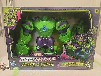 Buy Marvel Hasbro Avengers Mech Strike Monster Hunters Monster Smash Hulk Toy, 15cm  • 38.98£