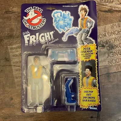 Buy Vintage Kenner Ghostbusters Peter Venkman Fright Features Action Figure MOC RGB • 99.99£