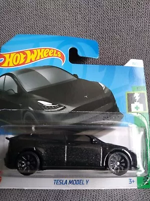 Buy Hot Wheels Tesla Model Y 15/250 HW Green Speed 3/10 2024 Black HTC93 • 6.50£