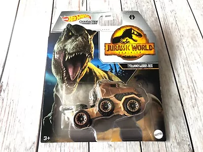 Buy Hot Wheels Character Cars Jurassic World Dominion Tyrannosaurus Rex • 7.99£