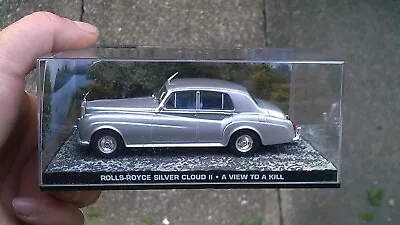 Buy Eaglemoss 007 JAMES BOND Car  1:43 Rolls Royce Silver Cloud A View To A Kill • 14.95£