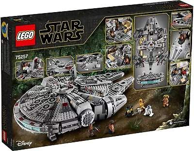 Buy LEGO 75257 Millenium Falcon Star Wars Brand New Sealed • 132.99£