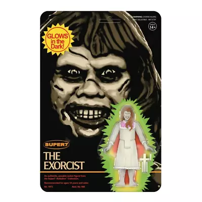 Buy The Exorcist Regan  Glow In The Dark Edtion SUPER 7 3.75  ReAction Figure • 21.95£