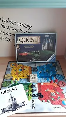 Buy QUEST Board Game VINTAGE Ravensburger Fisher Price 1984 Magical Knights Ring • 7.99£