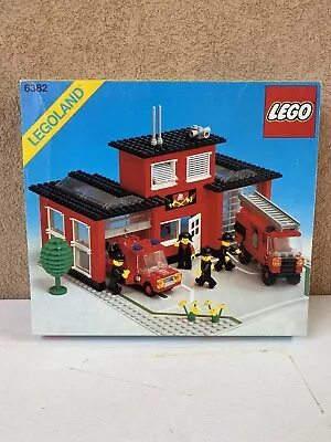Buy Lego Vintage Legoland 6382  Fire Station 1981 • 99£