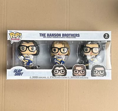 Buy Funko Pop Slap Shot The Hanson Brothers 3-Pack + Free Protector • 69.99£