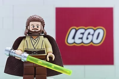 Buy Qui-Gon Jinn (Reddish Brown Legs) - LEGO Star Wars Minifigure - Sw0322 - 7961 • 16.99£