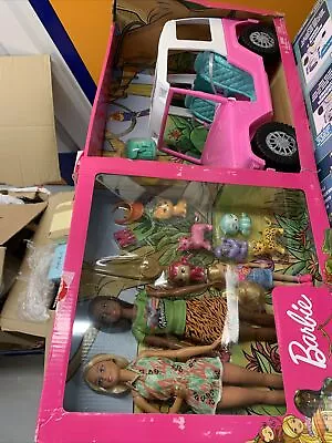 Buy Barbie Sisters And Friends Wildlife Adventure Gift Set GXF30 • 100£