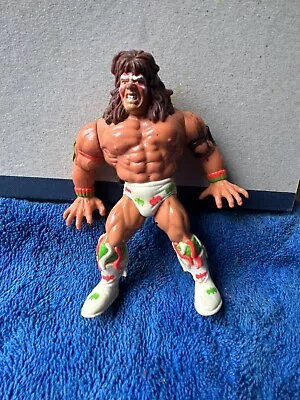 Buy Vintage 1991 Ultimate Warrior Slam Wrestling Action Figure Titan Sports Hasbro  • 12.99£