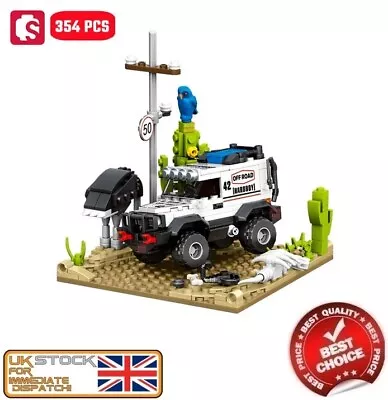 Buy Fits Legos Technic Car Land Rover Dakar Off Road Building Blocks Boy Toy Gift • 16.99£