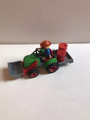 Buy Playmobil Farmer's Tractor With Farmer Farmyard Spares -used • 1.99£