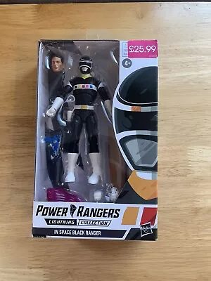 Buy Power Rangers Lightning Collection - In Space Black Ranger Action Figure NEW • 19.99£