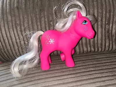 Buy Rare Vintage My Little Pony Toy G1 Snowflake 1984 Hasbro MLP Fuchsia Pink • 14.99£