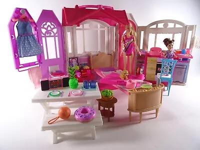 Buy Barbie Play Set Glam Holiday Home Mattel CHF54 2 Dolls With Lots Of Accessories (14838) • 40.42£