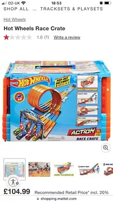 Buy Hot Wheels Action Race Crate (with Original Box) • 30£