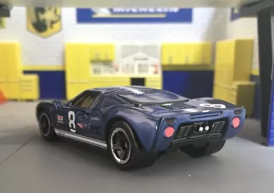 Buy Hot Wheels Ford GT40 Dark Blue 2024. Mint Loose. Rear End Detailed. • 3.95£