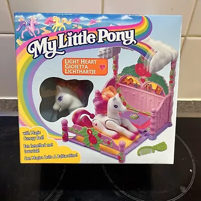 Buy MLP Light Heart With Magic Canopy Bed Brand New In Box. G2 1997 Ultra Rare Mint • 59.99£