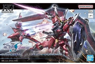 Buy HGCE IMMORTAL JUSTICE GUNDAM 1/144 GUNPLA Bandai Model Kit • 25£