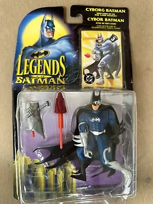 Buy Vintage 1994 Kenner Legends Of Batman Cyborg Batman Action Figure - Fab • 14.99£