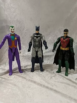 Buy DC Comics Mattel Batman Robin And The Joker 12 Inchs • 7.50£