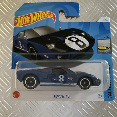 Buy Hot Wheels Ford GT40 1:64 Mattel Diecast (Blue) • 3.50£