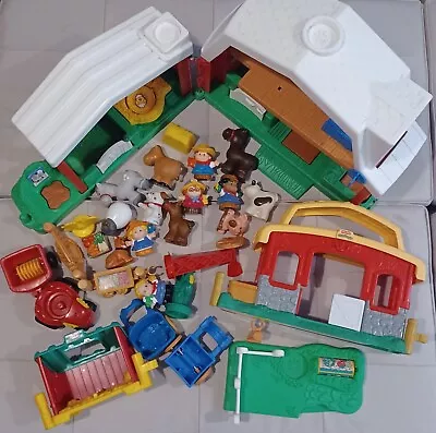 Buy Fisher Price Little People Farm Playset With Figures & Vehicles - Spares/Repairs • 17.95£
