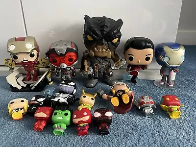 Buy Funko Marvel Pop Bundle Out Of Boxes Iron Man Pym Stark With Mystery Minis • 15.99£