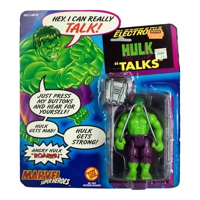Buy Vintage Toy Biz Hulk Electronic  Talks  1991 Action Figure Opened • 16.75£